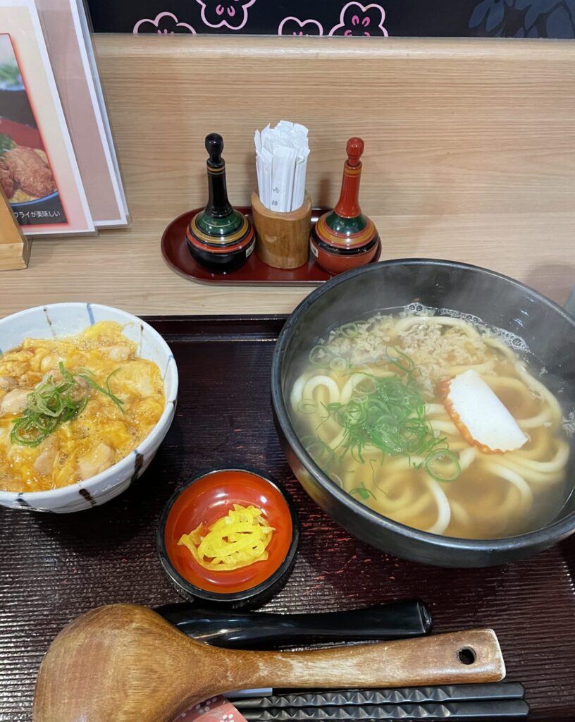 けんどん屋　うどんと親子丼のAセット