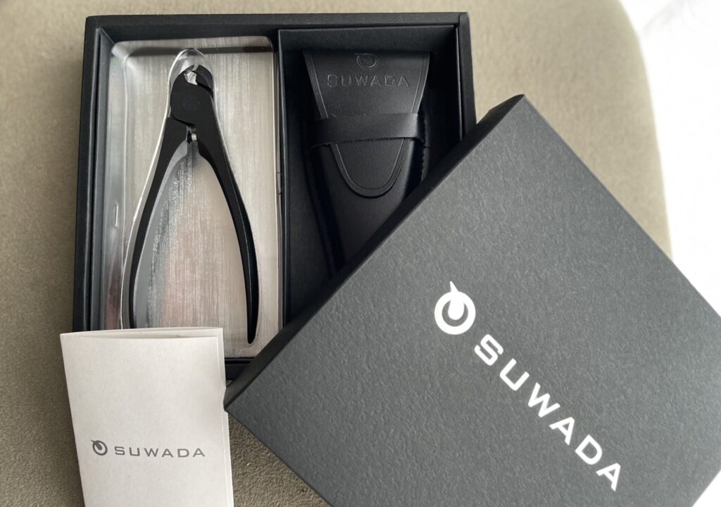 SUWADA（スワダ）つめ切り ブラック L ＆ 革ケース（黒）セット