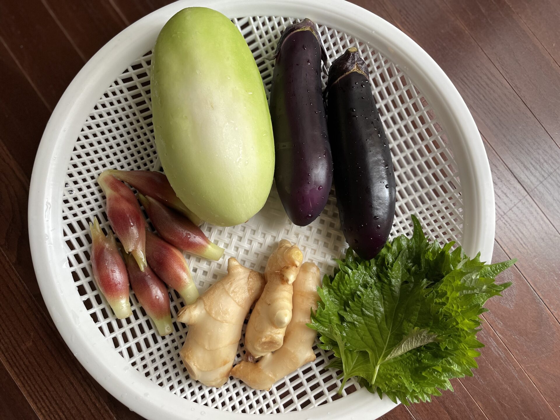 金山寺こうじに入れる野菜